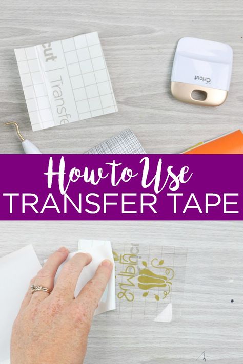 Learn how to use transfer tape for vinyl in this easy to follow post with a video! You will master adhesive vinyl and your Cricut machine! #vinyl #transfertape #adhesivevinyl #cricut #cricutcreated #cricutmade #cricutprojects #cricuttutorials #cricuthowto #cricutcreations #cricutvinyl Transfer Tape For Vinyl, Cricut Help, How To Use Cricut, Cricut Explore Projects, Cricut Projects Beginner, Cricut Craft, Cricut Craft Room, Diy Cricut, Cricut Machine