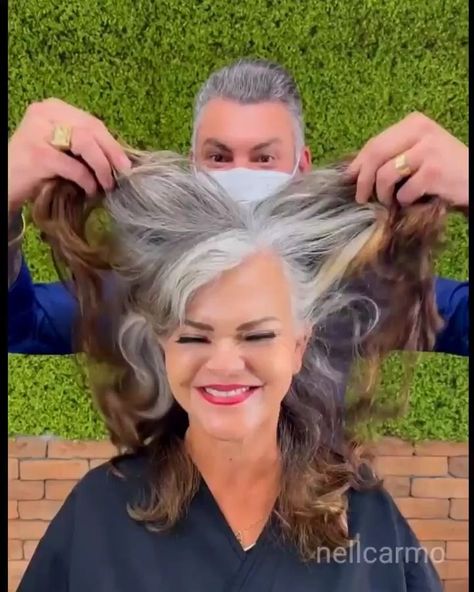 best hair transformation. really change your innerbeauty | best hair transformation. really change your innerbeauty credit nellcarmo | By Star video | Facebook Hair Transformation Videos, Drastic Haircut, Bang Styles, Short Haircuts For Older Women, Star Video, Haircuts For Older Women, Grey Hair Transformation, Diy Haircut, How To Cut Bangs