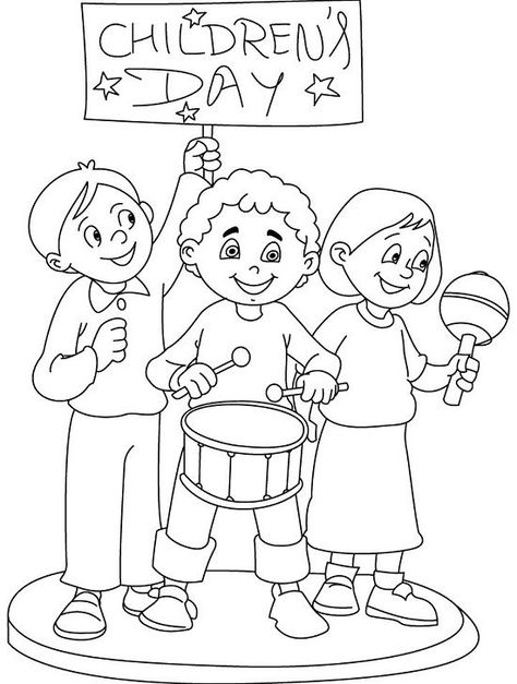 Top 10 Children's Day Coloring Pages Your Toddler Will Love To Color #coloring #coloringpages Cartoon Pencil Drawing, Children's Day Poster, Children Day, Fathers Day Coloring Page, Handwriting Paper, Happy Children, Happy Children's Day, Pattern Coloring Pages, Hello Kitty Coloring