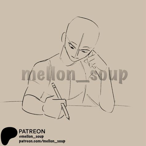 Mellon Soup, Drawing Body Poses, Sketch Poses, Anatomy Poses, Body Pose Drawing, Human Poses Reference, Poses References, Character Poses, Figure Drawing Reference