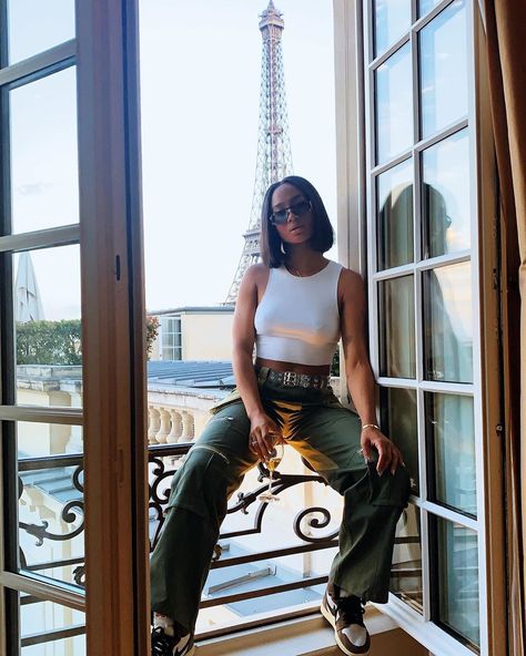 Kayla Nicole on Instagram: “Parisian KB.” Harvey Outfits, Lauren Wood, Dinner Fits, About Paris, Perfect Wife, Lori Harvey, Future Lifestyle, Cute Swag Outfits, Comfy Fashion