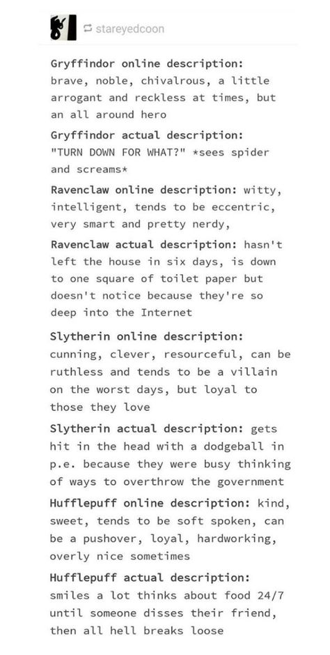 Meme, potter, house, muggle Gryffindor And Hufflepuff Relationship, Ravenclaw X Hufflepuff Relationship, Gryffindor X Ravenclaw Relationship, Raven Claw, Hp Harry Potter, Harry Potter Houses, Harry Potter Headcannons, Harry Potter 2, Harry Potter Obsession