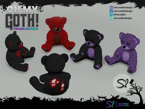 Goth Beauty, Sims 1, Bunny Plush, Animal Skin, Sims 4 Cc, Maxis Match, Beauty Room, The Sims Resource, Sims Resource