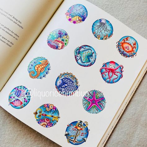 30 Days Of Creativity Johanna Basford, 30 Days Of Creativity, Colouring Inspiration, Joanna Basford, Johanna Basford Coloring Book, Castle Art, Adult Colouring Pages, Small Victories, Coloring Ideas