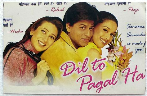 #BollywoodFlashback #rare #postcard #muvyz #muvyz052322 Har Dil Jo Pyar Karega, Shah Rukh Khan Kajol, Alka Yagnik, Dharma Productions, Kuch Kuch Hota Hai, Karisma Kapoor, Film Score, Indian Music, Hindi Songs