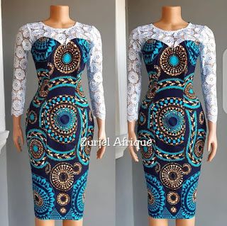 Pencil Gowns, Kitenge Tops, Mode Batik, Ankara Short Gown Styles, Long African Dresses, Pencil Dresses, Ankara Dress Styles, African Print Clothing, Short African Dresses