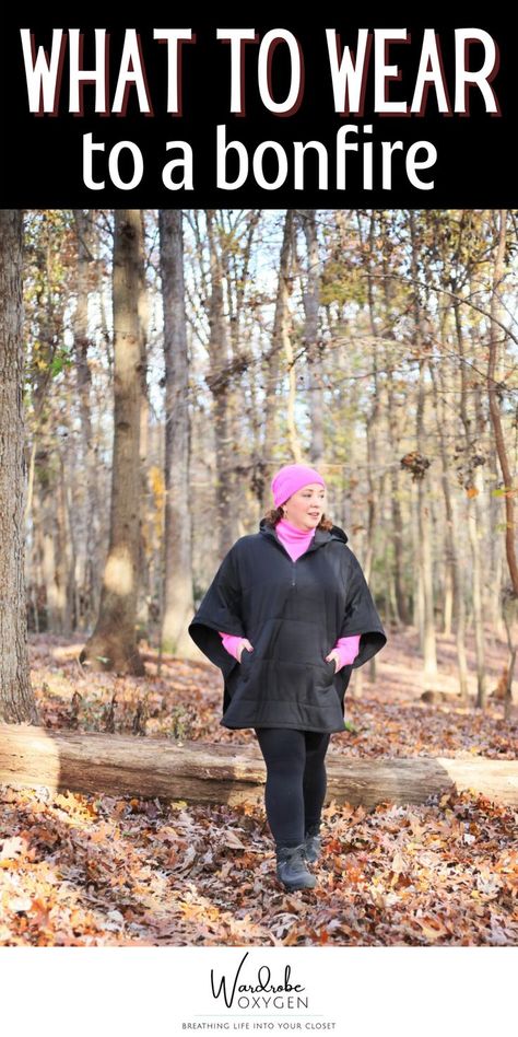 What to Wear to a Bonfire. This The Talbots Quilted Hooded Poncho is both cute and cozy. I appreciate the hood, the zip-neck, the deep kangaroo pocket, and how you can unsnap the sides for more movement or to even have this a makeshift lap blanket! This poncho is adorable and so practical. Bonfire Outfit, Plus Size Fashion Tips, Mid Size Fashion, Hooded Poncho, Lap Blanket, Style Inspiration Winter, Teddy Coat, Fashion Tips For Women, Winter Outfits Women