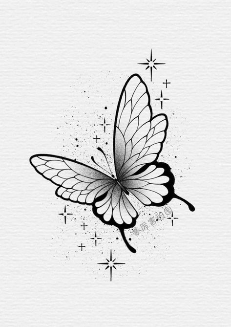 Dotwork Butterfly Tattoo, Wolf Tattoo Traditional, Butterfly Tattoos Images, Borboleta Tattoo, Simple Heart Tattoos, Japanese Flower Tattoo, Crazy Tattoos, Wrist Tattoo Ideas, Saved Tattoo