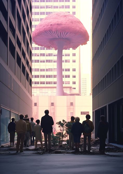 Free AI Image | Giant mushroom in city surrounded by people Giant Mushroom, Surrounded By People, Lucid Dreams, Lucid Dreaming, Graphic Resources, Stuffed Mushrooms, Quick Saves