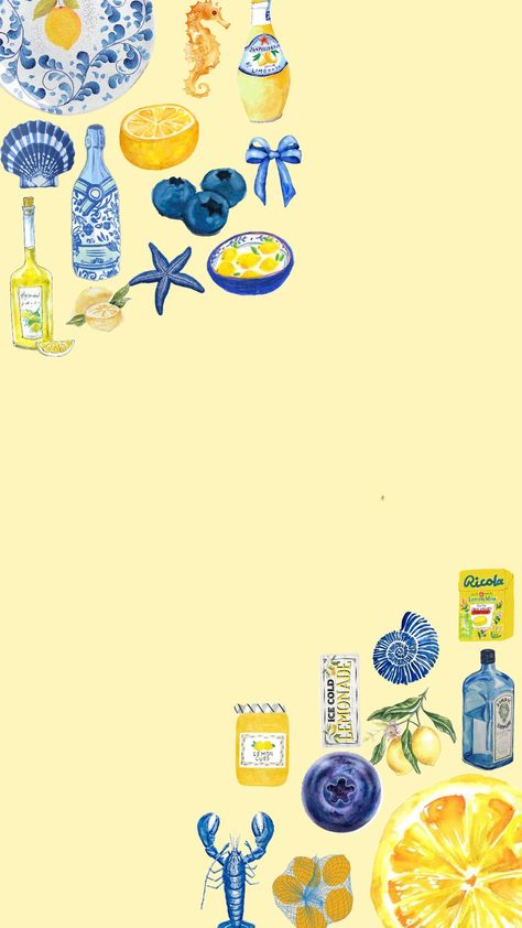 #summer #blue #yellow #watercolor #lemon #italy #collage #summercollage #bluecollage #yellowcollage #fyp Blue And Yellow Instagram Feed, Light Blue And Yellow Wallpaper, Blue And Yellow Wallpaper Iphone, Yellow Blue Aesthetic, Italy Collage, Lemon Italy, Blue And Yellow Aesthetic, Brand Brief, Ceramic Plates Art