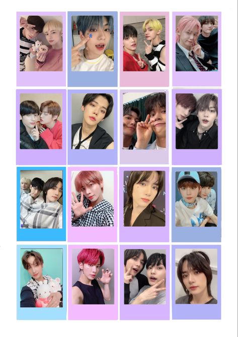 Txt Photomatic, Freebies Kpop Printable, K Pop Polaroid Printable, Txt Freebies Printable, Txt Polaroid Pics, Txt Freebies Ideas, Skz Polaroid Printable, Txt Polaroid Printable, Photo Cards Txt