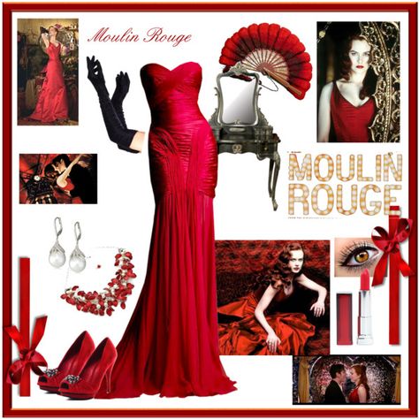 A fashion look from September 2012 featuring high heel shoes, beaded necklaces and pearl jewelry. Browse and shop related looks. Moulin Rouge Theme Outfit, Moulin Rouge Jewelry, Moulin Rouge Wedding Dress, Red Dress Pearl Necklace, Moulin Rouge Prom Dress, Moulin Rouge Photoshoot, Moulin Rouge Halloween Costume, Moulin Rouge Outfits Dresses, Moulin Rouge Theme Party Outfit