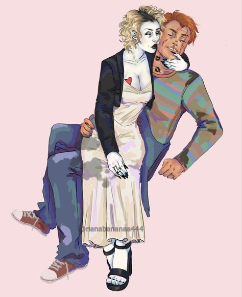 Chucky X Tiffany Fanart, Chucky And Tiffany Fanart, Chucky X Tiffany, Chucky Fanart, Chucky And Tiffany, Chucky Tiffany, Explore Aesthetic, Tiffany Art, Fnaf Art