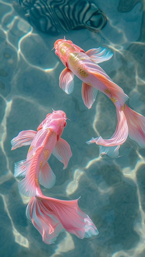 aesthetic cute wallpapers 4k lockscreen of nine fish – lifeadorable Pink Fish Aesthetic, Aesthetic Animals Wallpaper, Fishes Aesthetic, Aesthetic Lockscreens Iphone Wallpapers, Cool Aesthetic Wallpaper Iphone, Koi Fish Aesthetic, Fishes Wallpaper, Koi Fish Wallpaper, Cute Fishes