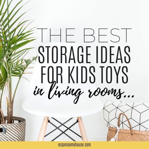 Storage ideas for toys in living rooms - when that room should be for adults AND children, and has to be multi functional. Make it a space that kids can play in during the day and adults can relax at night Kids Toys In Living Room, Toys In Living Room, Storage Ideas For Toys, Iphone Spring Wallpaper, Hangout Room, Storage Bedroom, Room Hacks, Pink Flowers Wallpaper, Storage House