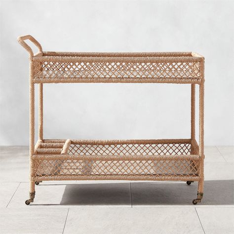 outdoor bar carts for 2023. patio decor. woven bar cart. drink cart. outdoor entertaining. stylish bar cart. black bar cart. bar cart with wheels. beverage cart for the patio. white bar cart. rattan bar cart. outdoor wicker bar cart. #barcart #home #patio #summer Wicker Bar Cart, Modern Outdoor Dining Furniture, Modern Outdoor Lounge Chair, Rattan Bar Cart, Modern Outdoor Table, Patio Dining Furniture, Outdoor Console Table, Modern Outdoor Dining, Modern Outdoor Patio