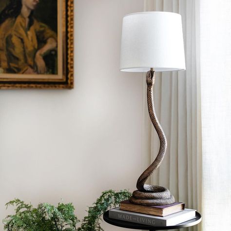 Snake Table, Snake Lamp, Cubicle Walls, Throw Pillows Bedroom, Concrete Lamp, Bronze Table Lamp, Stone Planters, Bronze Table, Stone Statues