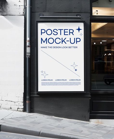 Poster mockup | Premium Psd #Freepik #psd Visit Card Mockup, Poster Mockup Free, Graphic Design Mockup, Poster Mockup Psd, Mockup Poster, Poster City, Sport Design, Logo Psd, Free Business Card Mockup