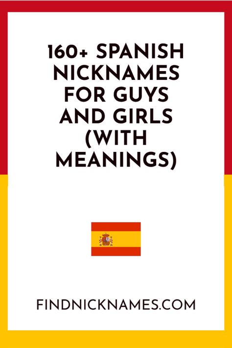 160+ Spanish Nicknames For Guys and Girls (With Meanings) Unique Endearment, Contact Names For Boyfriend In Spanish, Endearment Names For Couples, Spanish Nicknames, Romantic Names For Boyfriend, Endearment Names, Cute Nicknames For Guys, Nicknames For Guys, Nicknames For Girlfriends