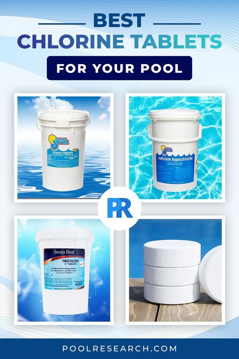 Chlorine tablets are an essential item for pool maintenance. Are all of them created equal though? Here are the best chlorine tablets to get for your dollar. Pool Cleaning Tips, Pool Care, Cool Swimming Pools, Pool Chlorine, Pool Maintenance, Pool Cleaning, Cleaning Hacks, Swimming Pools, Trash Can