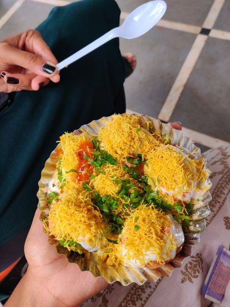 Dahi Puri Snap, Dahi Puri, Snap Food, Pineapple, Fruit, Quick Saves