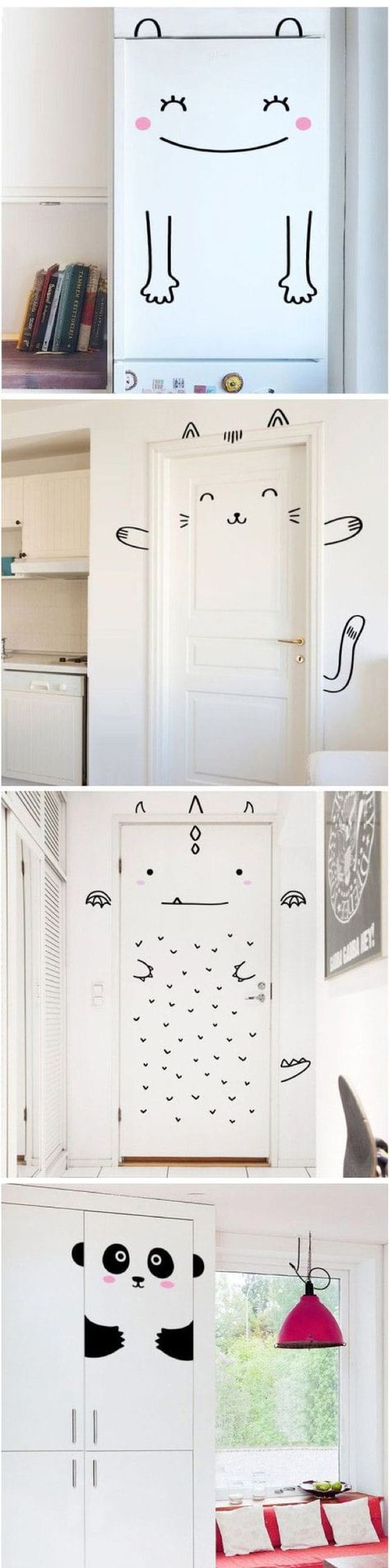 10 increíbles ideas para decorar tus puertas - Mujer de 10 Diy Wedding Greenery, Desk Organization College, Diy Bag Charm, Diy Wedding Food, Ideas Habitaciones, Desk Organization Diy, Diy Clothes Refashion, Dog House Diy, Diy Wedding Gifts