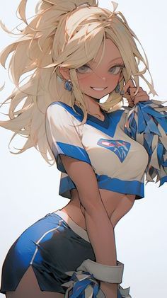 Anime Cheerleader, Cheerleading Poses, Hilarious Photos, Fantasy Collection, Dungeons And Dragons Homebrew, Sports Anime, Perfect Moment, Anime Kiss, Female Character Design