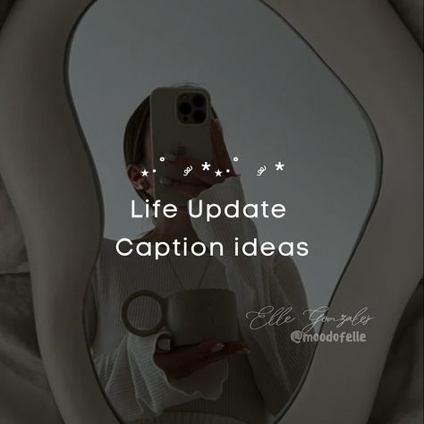 Life Update Caption ideas >>> swipe #igcaptions #igcarousel #instagramcaptions #lifeupdate #captionideas #instagramtips #igtips #moodofelle Caption For Life, Life Update Captions, Caption Ideas, Ig Captions, Life Update, Instagram Tips, Instagram Captions, For Life