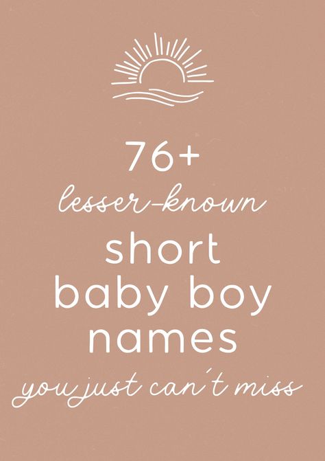 Wanna know the best short baby boy names we are seriously crushing on for 2024? This sweet and simple girl names list are the baby boy names that you don't hear every day - whether you love cute baby names, unique baby names, or majorly uncommon baby names, this full list of simple baby with meanings will give you tons of name inspiration for that sweet little one of yours! Kid Names Unique, Cute Boy Names Ideas, Full Names For Boys, Name Inspiration Boy, Boy Names That Start With A, Boy Twin Names, Cute Boys Names, Middle Names For Boys List, Unique Baby Names List