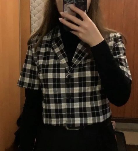 Checkered Shirt Outfit, Indie Aesthetic, Checkered Shirt, Womens Plaid, Plaid Shirt, Shirt Outfit, Women's Plaid Shirt, Plaid, Women's Top