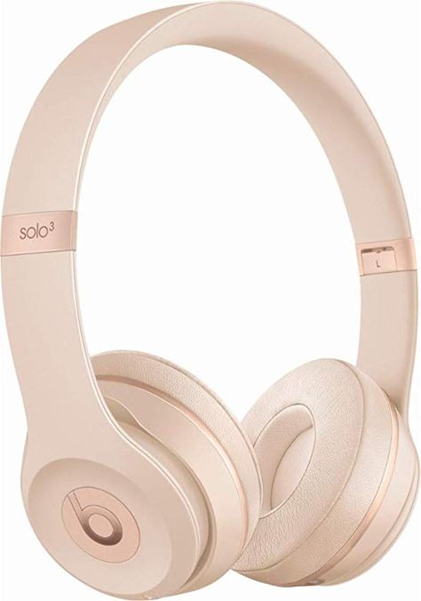 Gold Beats Headphones, Girl Headphones, Headphones Beats, Beats Solo 3, Beats Solo3, Beats Headphones Wireless, Wireless Beats, Music Girl, Cute Headphones