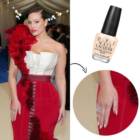 Ashley Graham Nail Polish For Red Dress, Nail Color For Red Dress, Samoan Sand, Drugstore Nail Polish, Prom Nails French, Makeup Hacks Beauty Secrets, Extension Designs, Red Nail Polish, Red Nail Designs