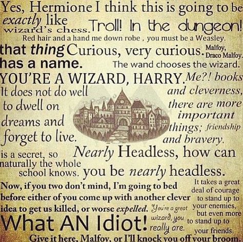 Harry Potter and the Philosopher's Stone quotes <3 Harry Potter Humor, Ron Y Hermione, Poster Harry Potter, Harry Potter Marathon, Imprimibles Harry Potter, Citate Harry Potter, Philosophers Stone, Buku Harry Potter, Theme Harry Potter