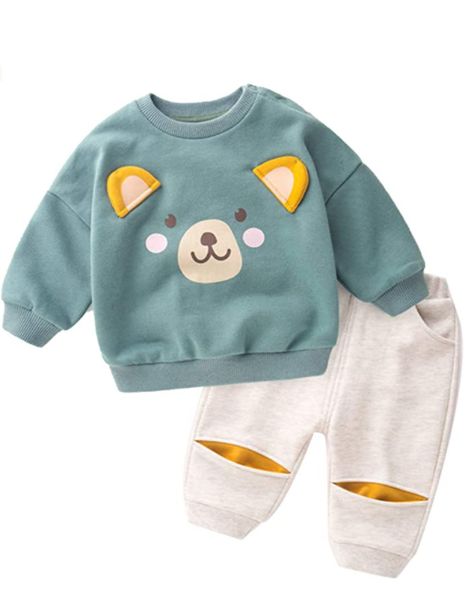 Cartoon Tops, Boys Fall Outfits, Green Bear, Baby Boy Pants, Baby Boy Dress, Afghan Fashion, Baby Boy Clothing Sets, Baby 2