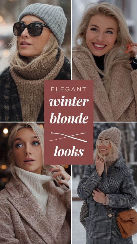 Best Colors For Blondes To Wear, Trending Blonde Hair 2024, Fall 2024 Blonde Hair Trends, Blonde Hair Winter, Winter Blonde Hair Color, Winter Blonde Hair, Winter Hair Color Trends, Winter Blonde, Blonde Hair Colors