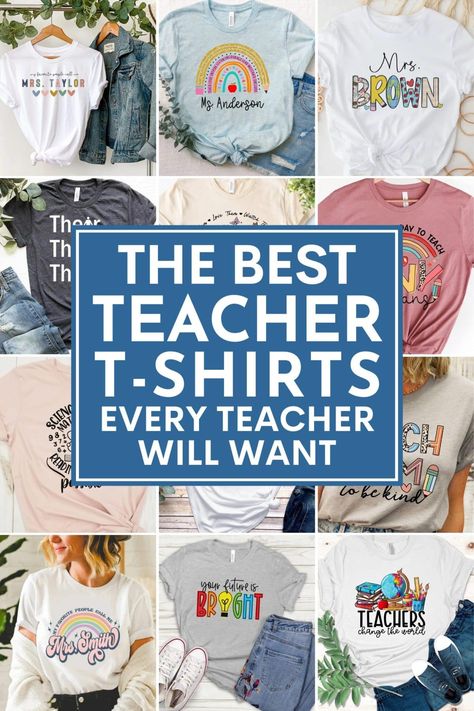 Popular Teacher Shirts, Teaching T Shirts, T Shirt For Teachers, Teacher Tshirts Designs Funny, Inspirational Teacher Shirts, Tshirts Cricut Ideas, Fun Teacher Tshirts, Back To School Tshirt Ideas For Teachers, Tshirts For Teachers Shirt Ideas