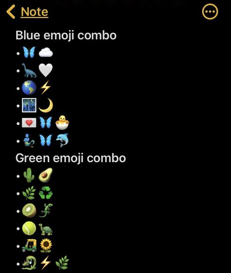 Green Emoji Combos, Emojis Aesthetic, Idee Username, Green Emoji, Aesthetic Emoji, Cute Emoji Combinations, Emoji Combos, Bios Para Instagram, Blue Emoji