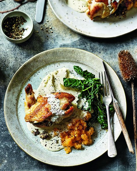 This traditional chicken dish, stuffed with haggis and served with lashingsof creamy whisky sauce, is a fitting main for a celebratory Burns Night supper. Balmoral Chicken, Chicken Supreme Recipe, Whiskey Cream Sauce, Burns Night Recipes, Whisky Sauce, Burns Supper, Whiskey Cream, Chicken Supreme, Night Recipes