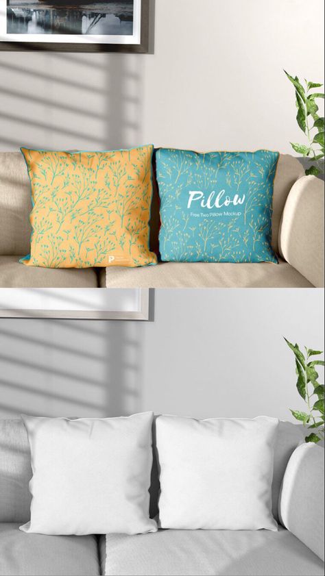 Pillow Poster Design, Pillow Banner Design, Pillow Graphic Design, Pillow Mockup, Mug Mockup Free Psd, Sign Mockup, Packaging Mockup, White Pillows, Business Card Mock Up