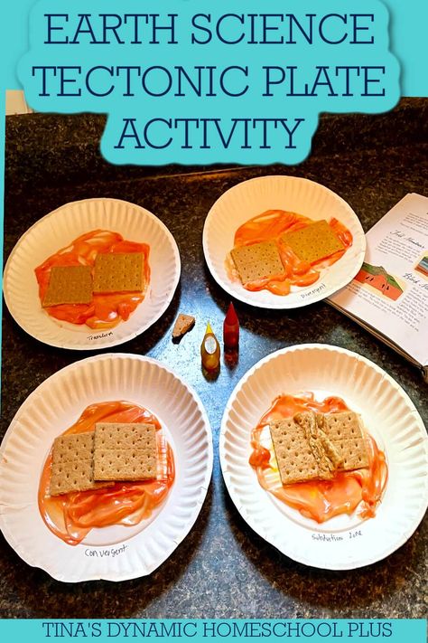 How to Make an Edible Kindergarten Earth Science Tectonic Plate Activity. Kindergarten earth science should be fun and exciting, filled with edible activities, hands-on projects, and interesting books rather than boring worksheets (although they have their place too). Also, look at my page Kindergarten Homeschool Curriculum. Also, look at Free Earth Science Lapbook & Unit Study Ideas. Earth science is all aspects of the planet from its deep inner core to the outer layers of the atmosphere. Earth Science Stem Activities, Geology Science Experiments, Edible Activities, Tectonic Plates Activities, Elementary Earth Science, Layers Of The Atmosphere, Tectonic Plate Movement, Unit Study Ideas, Activities Board