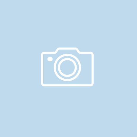 #camera #cameraappicon #appicon #lightblue #babyblue #blue #icon Pastel Blue Snapchat Icon, Light Blue Camera Icon, Blue Camera Icon, Camera App Icon, Apps Aesthetic, Iphone Background Inspiration, Winter App, Blue Camera, Whatsapp Logo