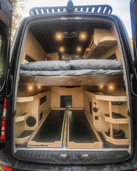 Garage Layout, Mercedes Camper Van, Sprinter Van Camper, Van Conversion Build, Van Conversion Layout, Mercedes Camper, Mercedes Sprinter Camper, Kombi Motorhome, Travel Camper