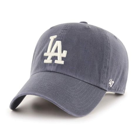 LOS ANGELES DODGERS '47 CLEAN UP | ‘47 – Sports lifestyle brand | Licensed NFL, MLB, NBA, NHL, MLS, USSF & over 900 colleges. Hats and apparel. Detroit Game, La Dodgers Baseball, Dodger Hats, Dodgers Baseball, Vintage Cap, Fabric Strap, 47 Brand, Fitted Caps, Philadelphia Phillies