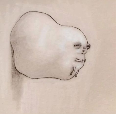 Renee French Art, Renne French, Renee French, Big Head Baby, Ugly Drawing, Weird Drawings, French Baby, Cute Images With Quotes, Silly Cats Pictures