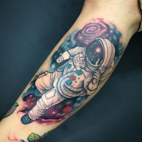 Outer Space Tattoo, Space Tattoo Ideas, Outer Space Tattoos, Pinterest Tattoo Ideas, Cosmic Tattoo, Astronaut Tattoo, Galaxy Tattoo, Space Tattoo, About Space