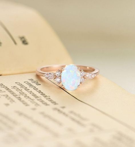 Vintage Rose Gold Wedding Ring, Vintage Wedding Rings Rose Gold, Opal Engagement Ring Vintage, Opal Engagement Ring Rose Gold, Vintage Opal Engagement Ring, Rose Gold Engagement Ring Vintage, Opal Engagement Ring, Future Engagement Rings, Opal Wedding Rings