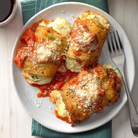 Recipes With Ricotta, Recipes With Ricotta Cheese, Eggplant Rollatini Recipe, Eggplant Rolls, Eggplant Rollatini, Ricotta Cheese Recipes, Makanan Italia, Pasta Fagioli, Ricotta Recipes