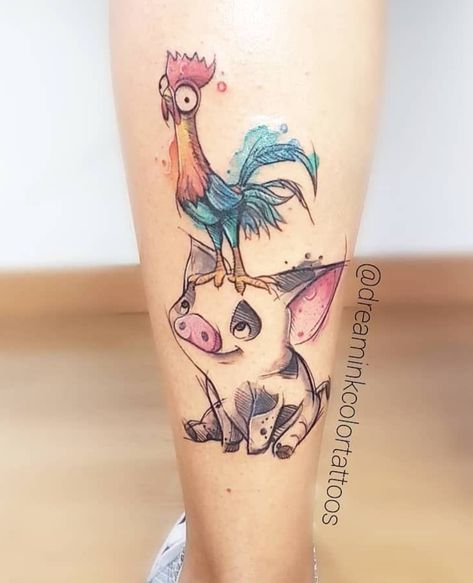 Abstract Disney Tattoo, Disney Tattoos Princess, Disney Watercolor Tattoo Sleeve, Disney Hip Tattoo, Pua And Hei Hei Tattoo, Disney Arm Tattoos For Women, Disney Arm Tattoo, Disney Sidekicks Tattoo Sleeve, Disney Arm Sleeve