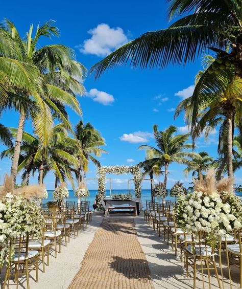 Wedding Venues On The Beach, Beach Chapel Wedding, Beachy Wedding Venues, Wedding Venue By Water, Wedding Venues Outdoor Beach, Beachy Wedding Dress Beach Styles, Ocean Blue Wedding Theme, Beachy Wedding Dresses, Wedding Venues Ocean