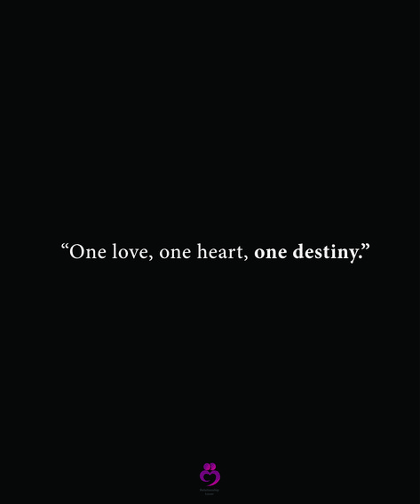 “One love, one heart, one destiny.” Quotes About Destiny Love, Quotes About Destiny, Love And Destiny, Destiny Quotes, Whatsapp Profile, Whatsapp Profile Picture, One Love, True Love, Destiny